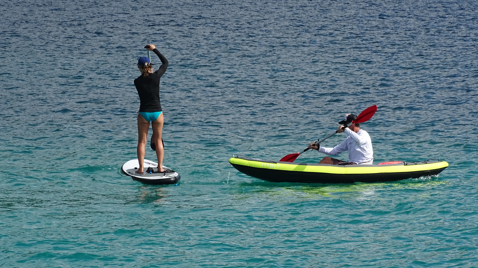 Paddle et kayak sur le lagon de Tahiti